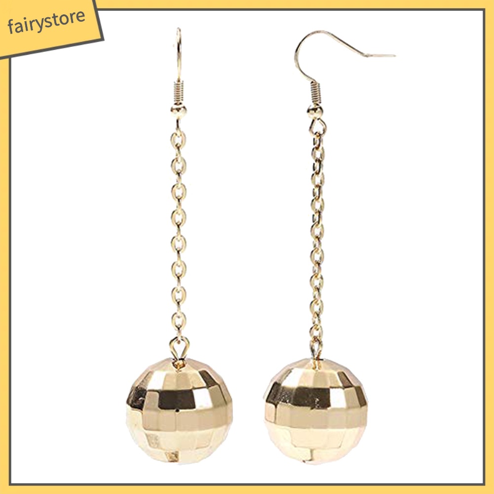 Bông Tai Chuỗi Dài Phối Bóng Tua Rua Thời Trang Cho Nữ