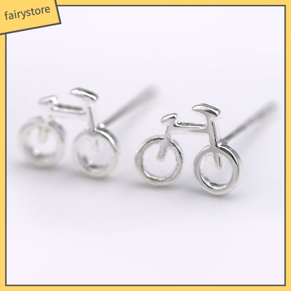 Bông Tai Hình Chiếc Xe Đạp Mini Dễ Thương Thời Trang Cho Nữ