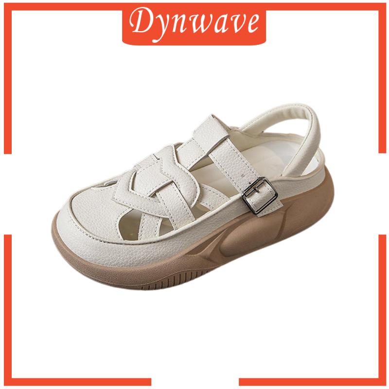 [Dynwave] Xăng đan Da PU Đế Mềm Thời Trang Đi Bộ Mua Sắm Cho Nữ