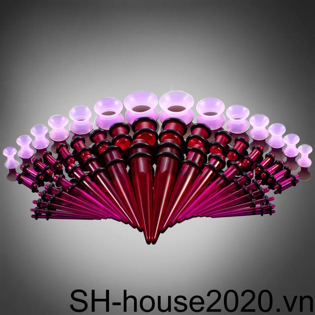 Set 50 Vòng Đệm Silicone 14G-00G Chuyên Dụng