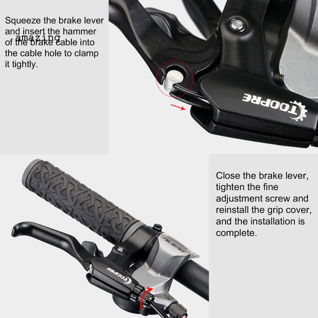 Set 2 Tay Thắng Bằng Hợp Kim Nhôm Siêu Nhẹ Cho Xe Đạp Leo Núi