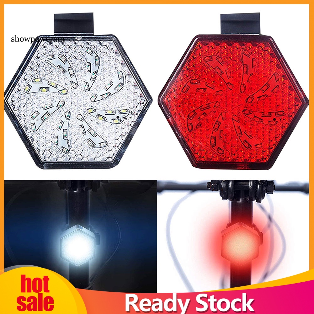 Đèn Cảnh Báo Chống Thấm Nước Có Thể Sạc Lại Bằng Cổng USB Gắn Đuôi Xe Đạp