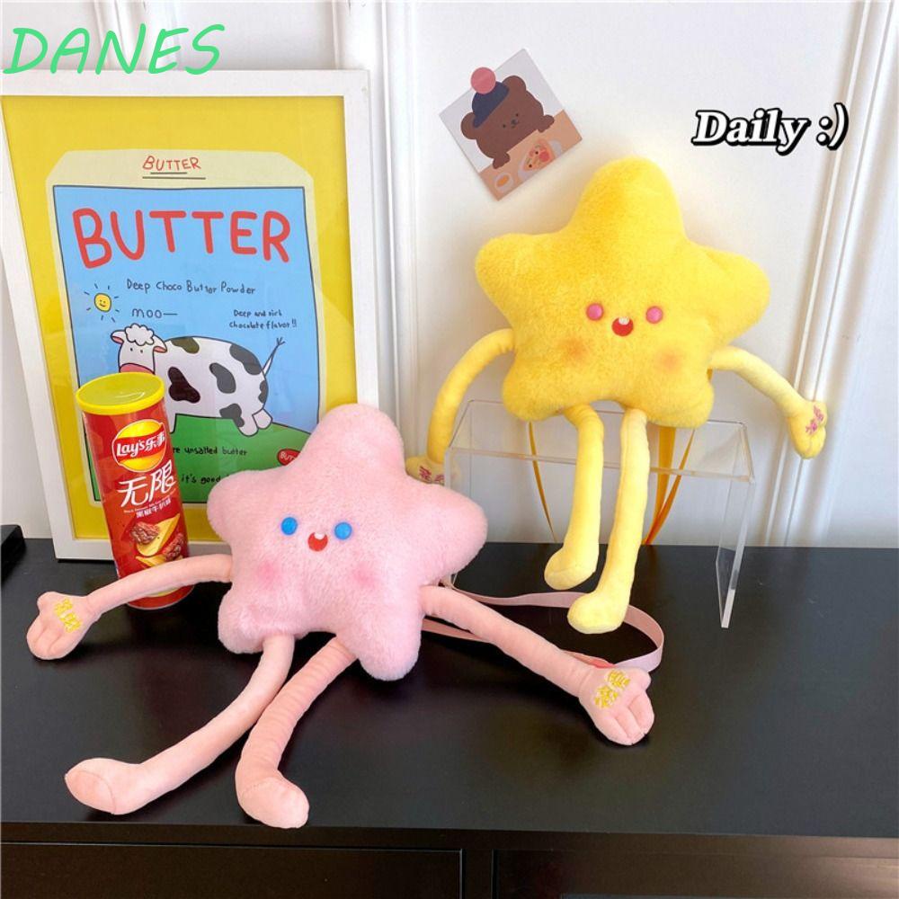 Túi Đeo Chéo Hình Ngôi Sao Nhồi Bông Dễ Thương Cho Bé