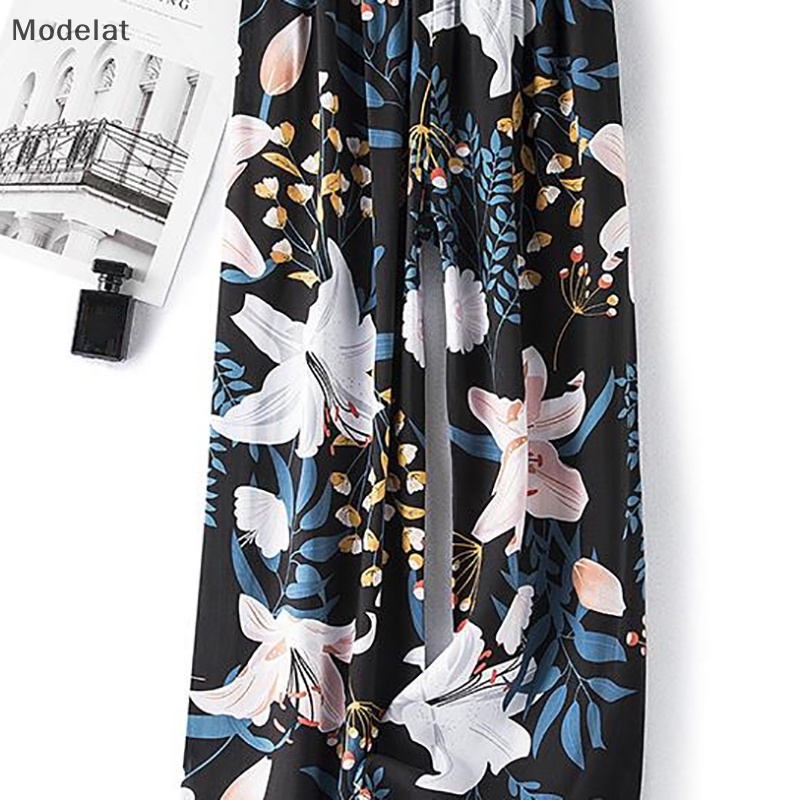 Mfc Quần ống rộng Chất Liệu Cotton Lụa Thời Trang Mùa Hè Cho Nữ