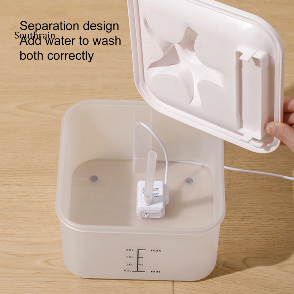 Đài Phun Nước Tự Động Dung Tích Lớn Có Thể Tháo Rời Cho Thú Cưng