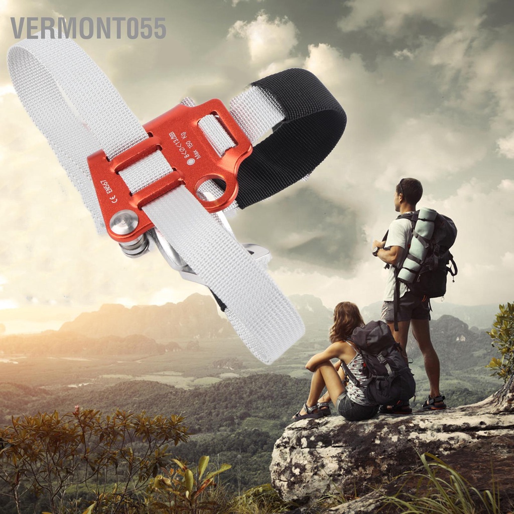 Vermont055 Foot Ascender Hợp kim nhôm Độ cứng cao Trọng lượng nhẹ Portable Nonslip Design Có thể điều chỉnh
