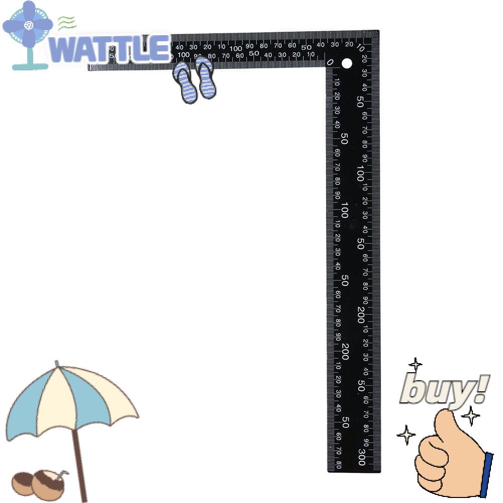 Thước Đo Góc Phải 90 Độ Bằng Kim Loại Tiện Dụng Cho Đồ Da DIY