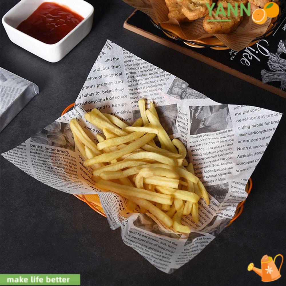 1 Cuộn 500 Tờ Giấy Vuông Gói Bánh Có In Dấu Vân Tay