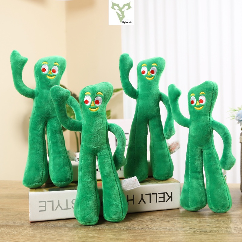 Đồ Chơi Nhai Gặm Hình Thú Nhồi Bông Màu Xanh Lá Cây Dễ Thương Cho Thú Cưng