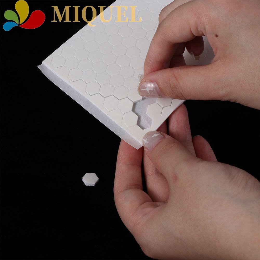 Keo Xốp Hình Lục Giác Màu Trắng Siêu Dính Dùng Trang Trí Sổ Tay DIY