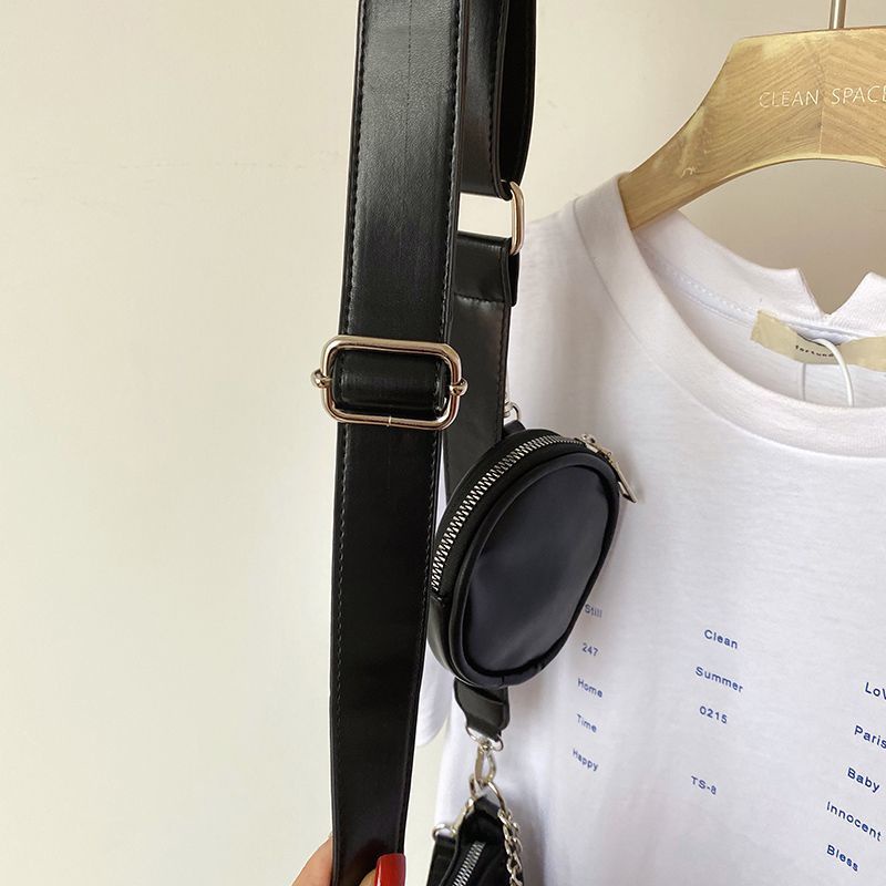 Túi Xách Đeo Vai Vải Bạt Thời Trang Nữ Cao Cấp Ba Mảnh Sang Trọng One