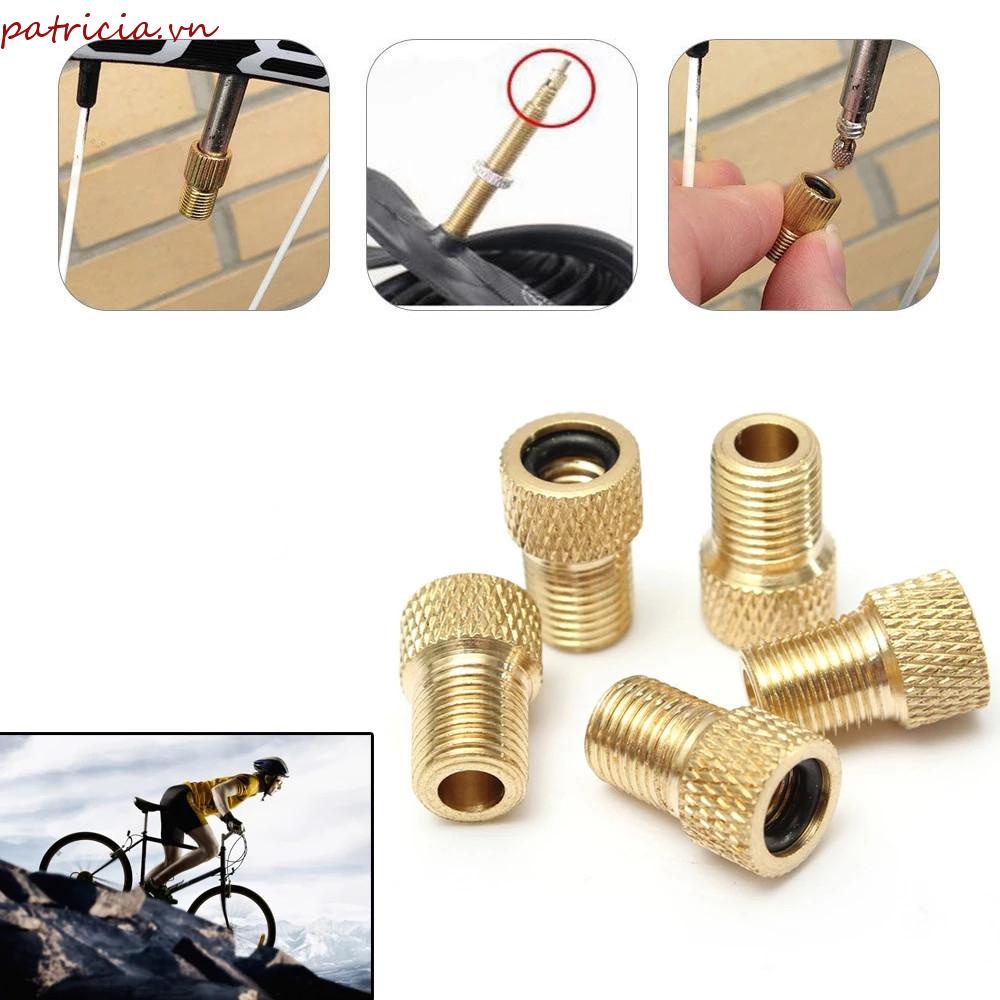 Bộ 2 / 4 Đầu Van Chuyển Đổi Khí Ga Bánh Xe Đạp Bằng Đồng