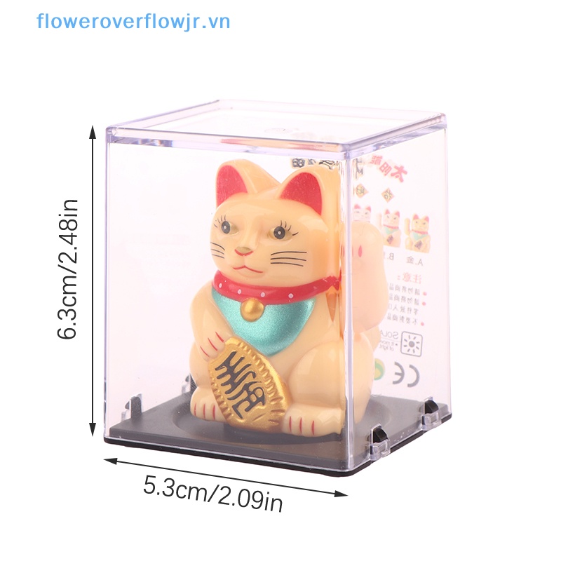 Mèo May Mắn Đeo Cánh Tay Chạy Bằng Năng Lượng Mặt Trời