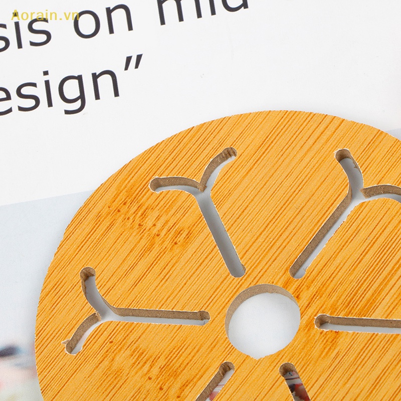 1 Miếng Lót Nồi Bằng Tre Dày Dặn Cách Nhiệt Chống Trượt