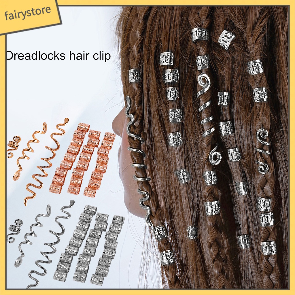 Bộ 28 Kẹp Tóc Dạng Xoắn Bằng Hợp Kim Bền Màu Sắc Retro