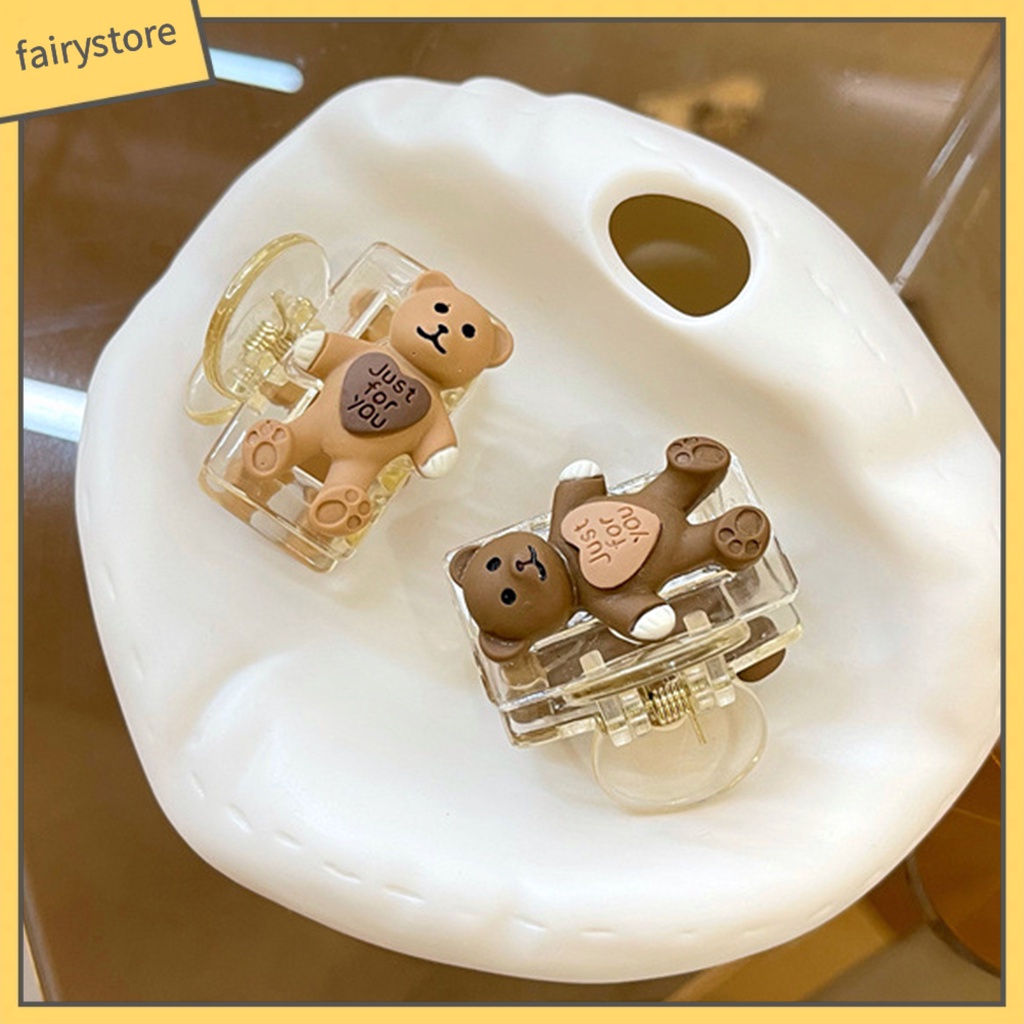 Kẹp Tóc Đuôi Ngựa Cỡ Nhỏ Màu Trong Suốt Dễ Thương