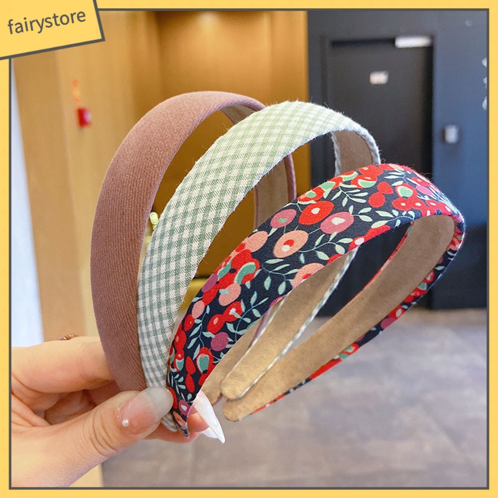 Bộ 3 Kẹp Tóc Chống Trượt Màu Trơn In Họa Tiết Hoa Xinh Xắn Dùng Hàng Ngày