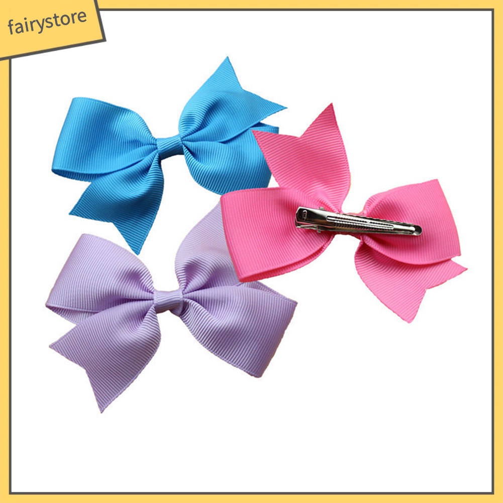 Set 10 KẹP TóC HìNh Nơ NhiềU MàU ThờI Trang Cho Nữ