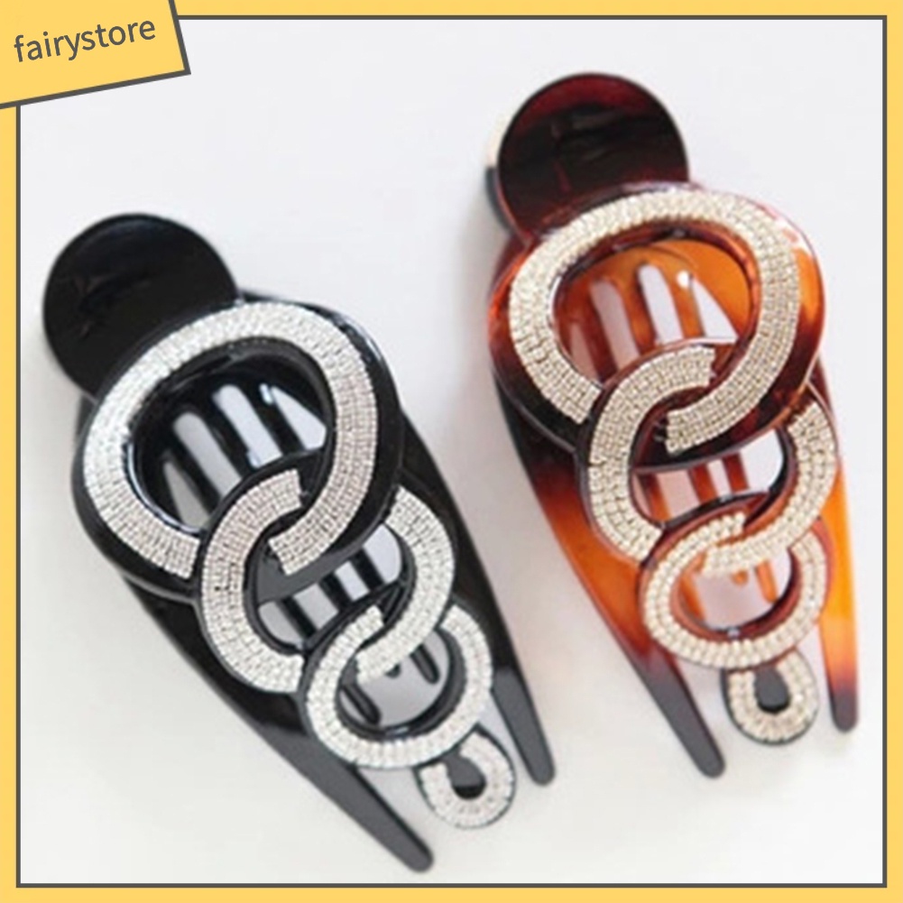 Kẹp Tóc Mỏ Vịt Đính Đá Thời Trang Cho Nữ