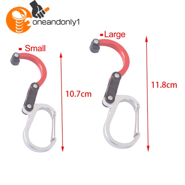 Móc Kẹp Chữ D Bằng Hợp Kim Nhôm Đa Năng Tiện Dụng Cho Hoạt Động Ngoài Trời
