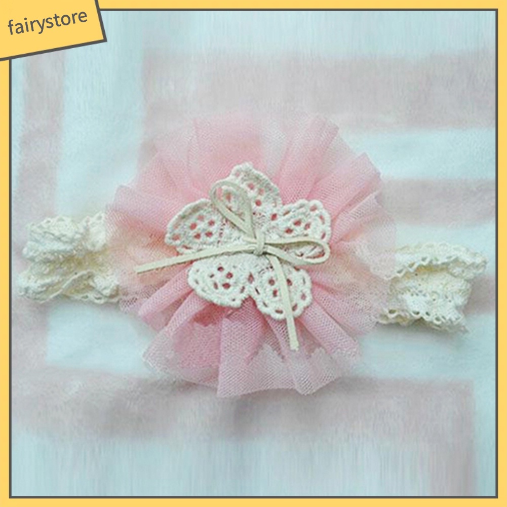 Băng Đô Ren Hoa Dễ Thương Cho Bé Gái