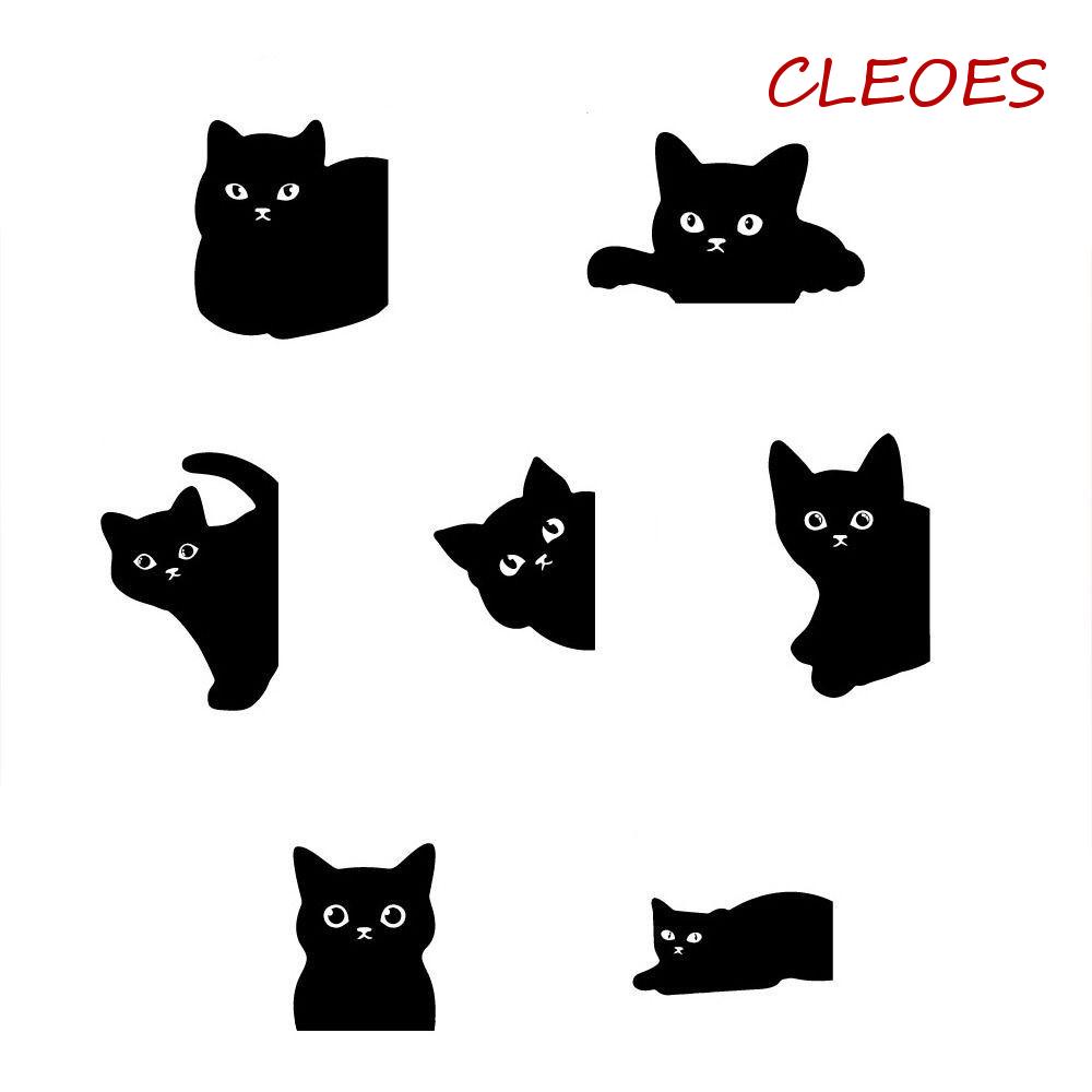 Thẻ Đánh Dấu Trang Sách Hình Mèo Đen Kiểu Vintage Dùng Làm Quà Tặng Sinh Nhật / Ngày Nhà Giáo