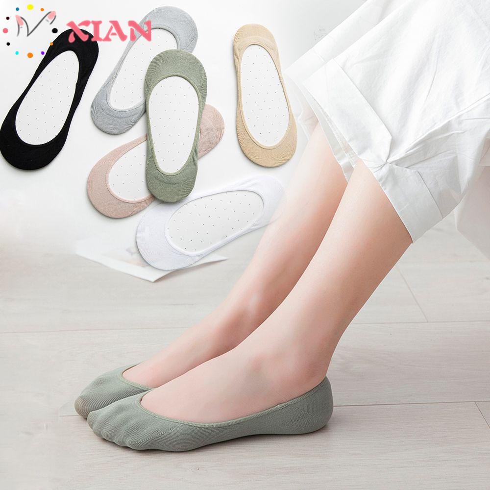 Vớ Thuyền Bằng Silicone Siêu Mỏng Thấm Hút Mồ Hôi Chống Trượt