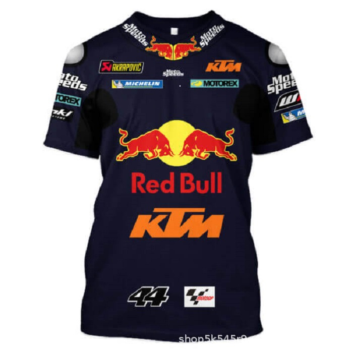 Ktm Moto GP Red Bull F1 Áo thun nam tay ngắn khô nhanh 2023