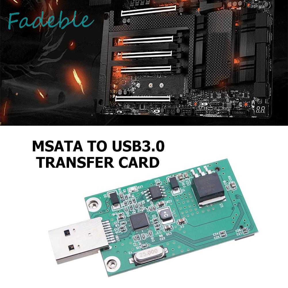 Card Chuyển Đổi PCI-E MSATA SSD Sang Usb 3.0 Cho Máy Tính Thẻ