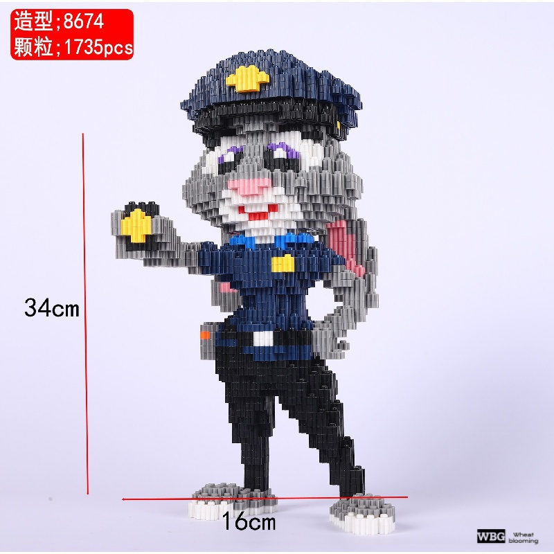 Bộ Đồ Chơi Lắp Ráp Lego Hình Chú Cáo / Thỏ Dễ Thương Cho Bé