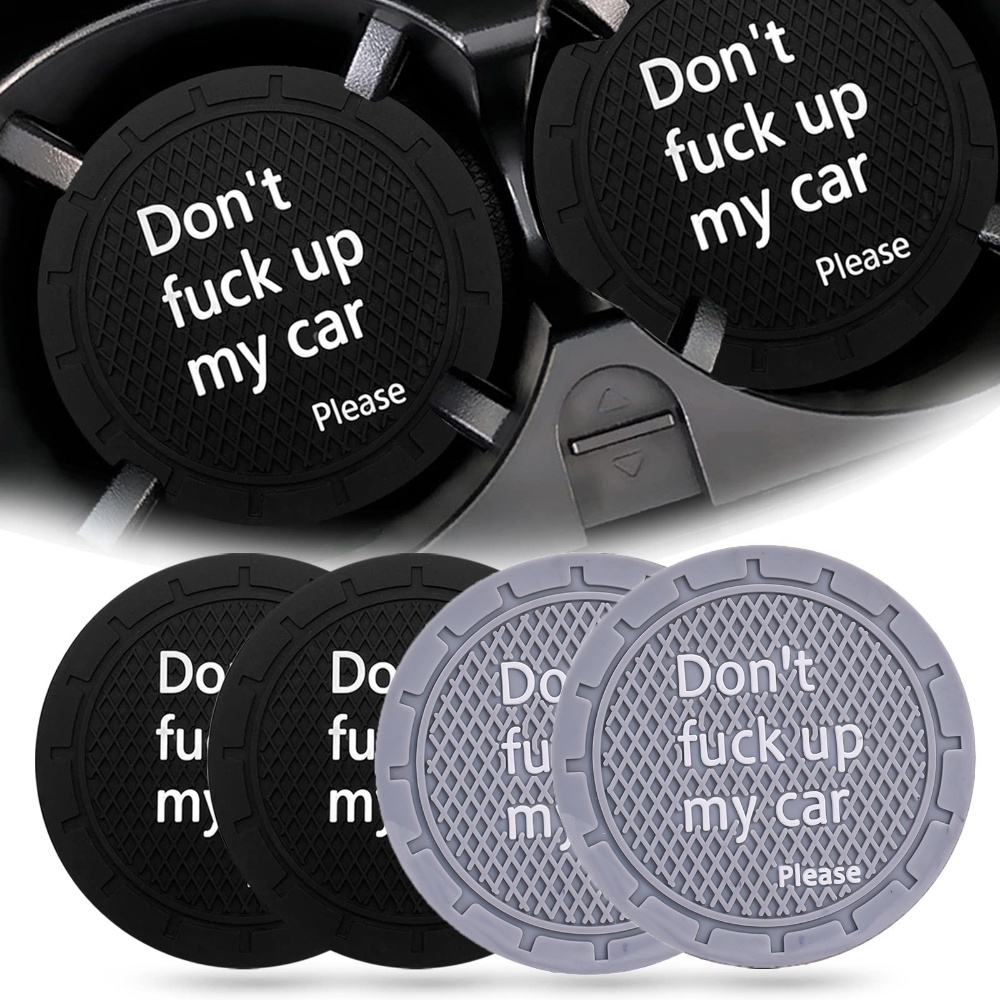 Đế Lót Cốc Chống Trượt Chịu Nhiệt Độ Cao In Chữ Thời Trang