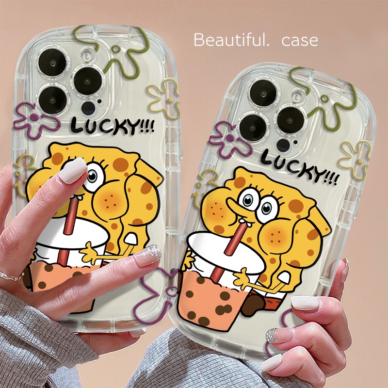 Ốp Điện Thoại Silicon TPU Mềm Trong Suốt In Họa Tiết Hoạt Hình Chống Sốc Cho IPhone 14 13 12 11 Pro XS Max X XR 7 + 8 Plus