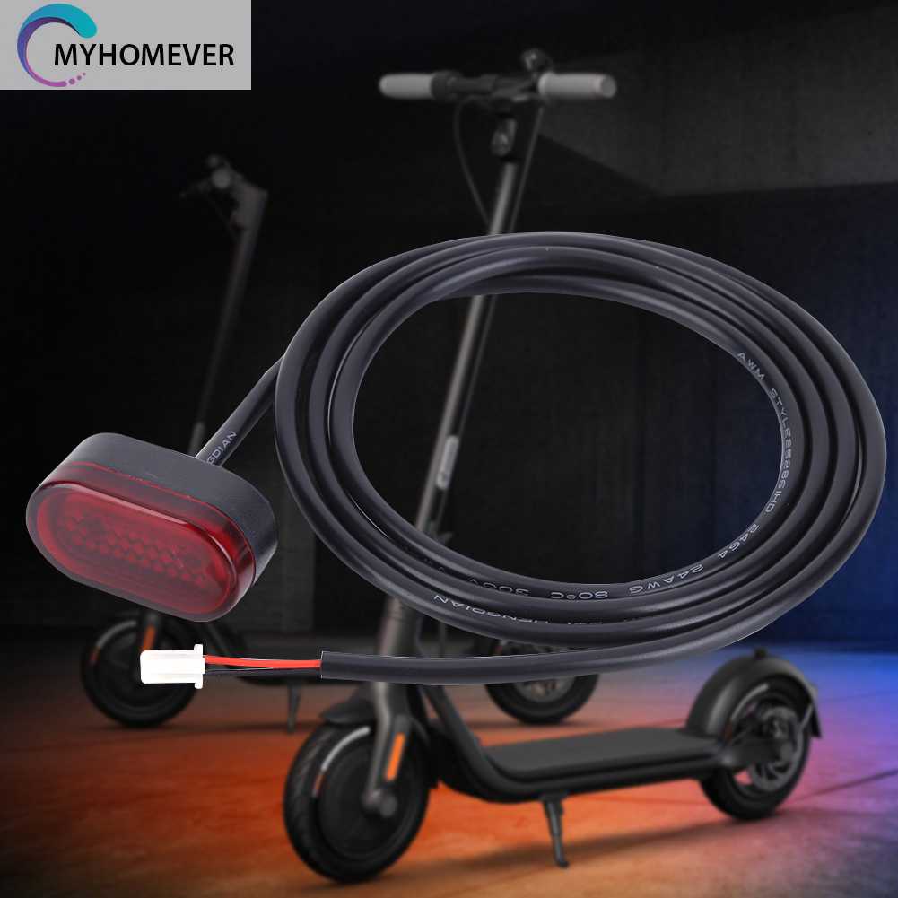 Đèn LED Cảnh Báo An Toàn Phía Sau Kèm Dây Cáp Dành Cho Xe Đạp Ninebot F30 F40