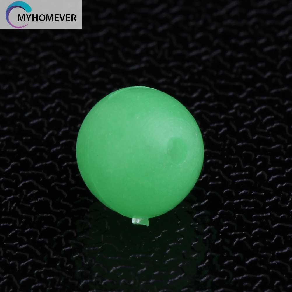 100 Hạt Phát Sáng Trong Bóng Tối 5mm Gắn Mồi Câu Cá