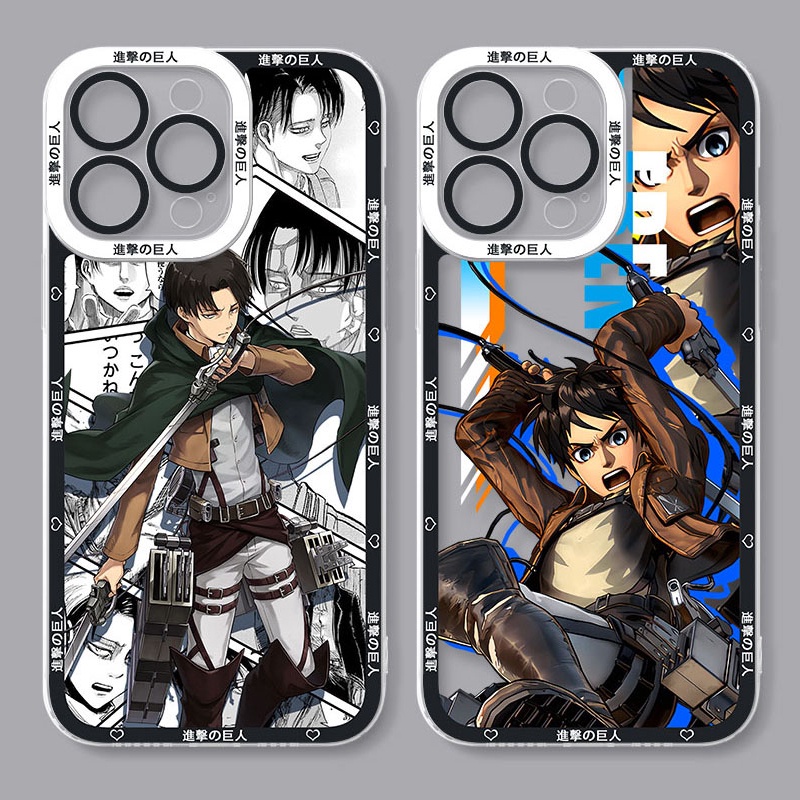 Ốp Điện Thoại Mềm Trong Suốt Hình attack on titan Cho Samsung Galaxy A05 A05S A21S A03 A72 A20S A03S A02S A71 A11 A02 A20 A30 A32 A13 A12 A30S A50 A50S A7 2018 A10S A04 A04S A52 A52S A31 A53 A51 M11 M12 M02 A23