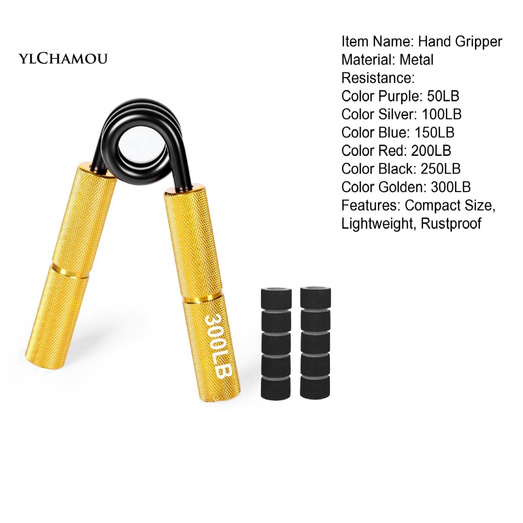 Ylchamou Dụng Cụ Luyện Tập Cơ Ngón Tay Trọng Lượng Nhẹ Thoải Mái Cho Nữ