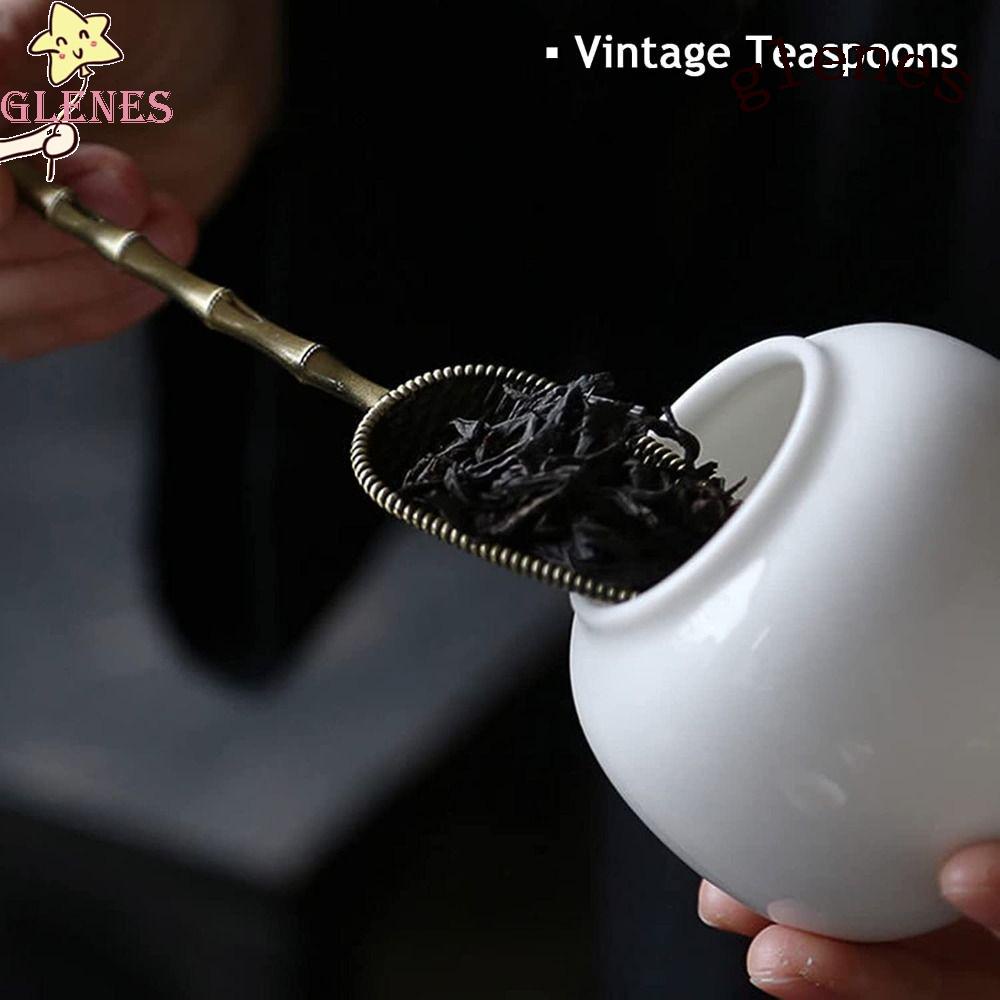 Muỗng Múc Trà Bằng Kim Loại Phong Cách Cổ Điển