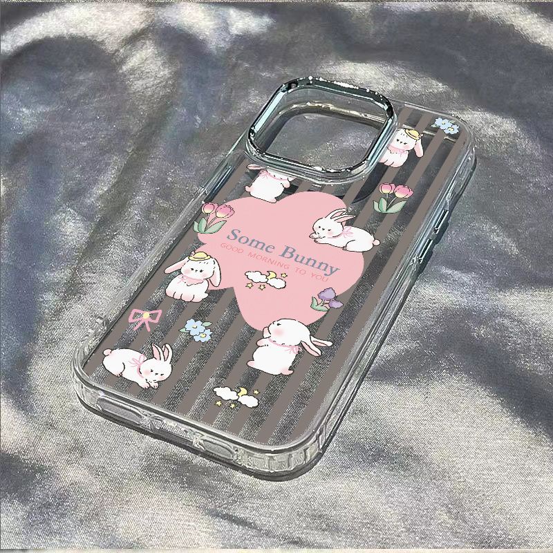 ✅Ốp Điện Thoại Mềm Chống Sốc In Hình Thỏ Hoạt Hình Cho Iphone 14Pro 12In 13 max 8 117 / YBE4