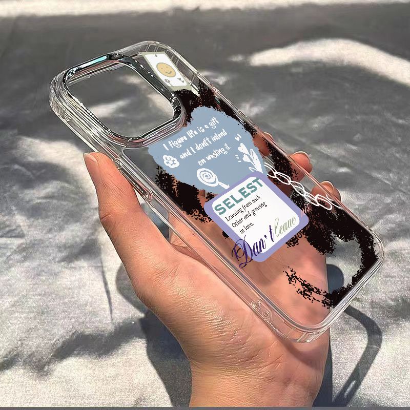 ✅Ốp Điện Thoại Mềm Chống Sốc Họa Tiết Graffiti Cho Iphone 7max 14Pro 128 1113 KHJ6