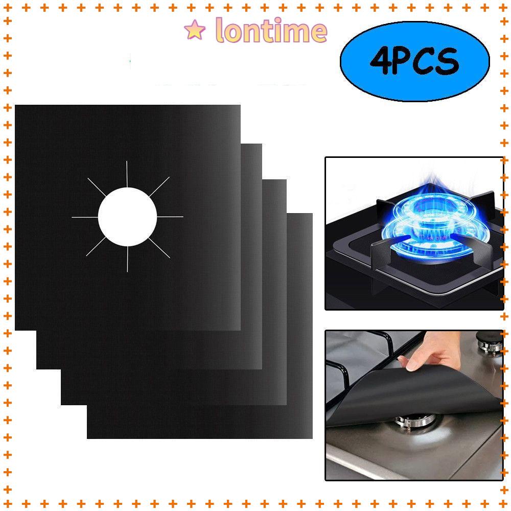 Bộ 4 Tấm Lót Teflon Chống Bám Dầu Chống Bám Bẩn Tiện Dụng Cho Nhà Bếp
