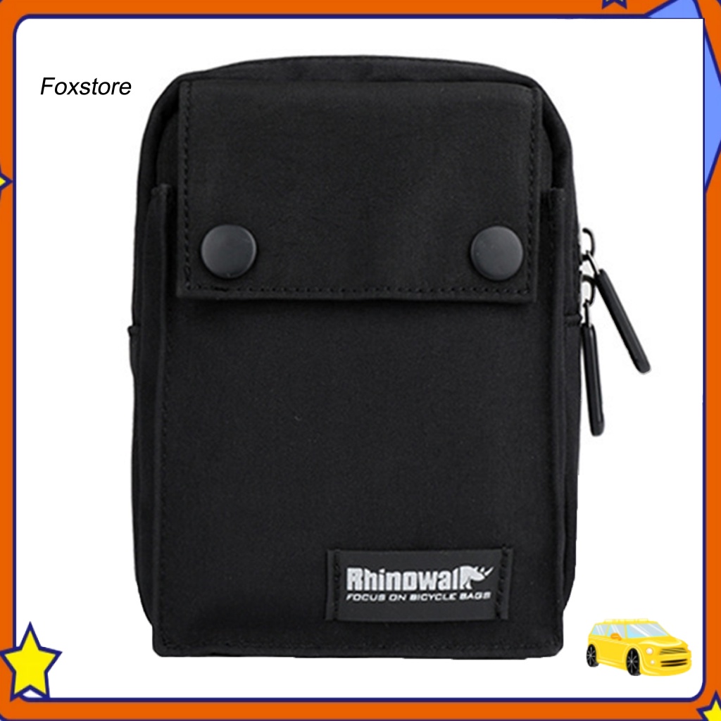 Túi Đựng Đồ Màu Đen / Xám Gắn Tay Lái Xe Đạp Tiện Dụng