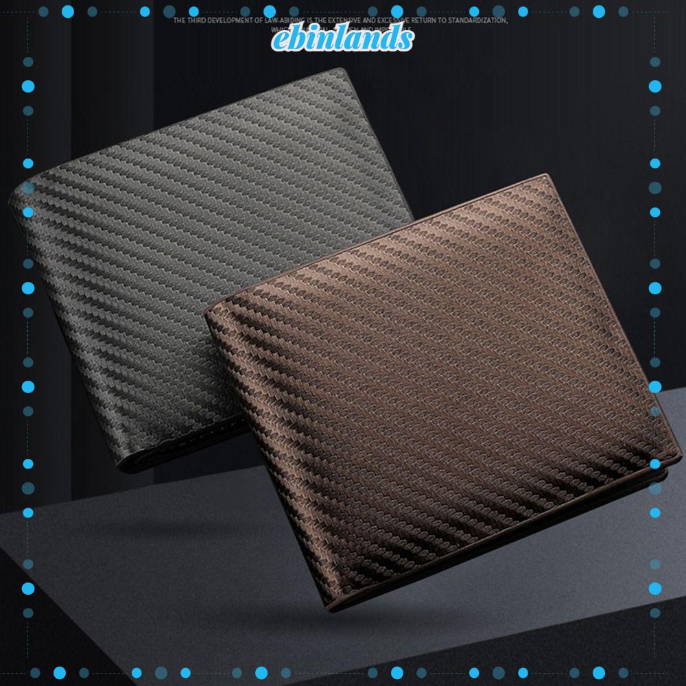 Ví Nam Đa Năng Có Dây Kéo Chất Liệu Sợi Cacbon