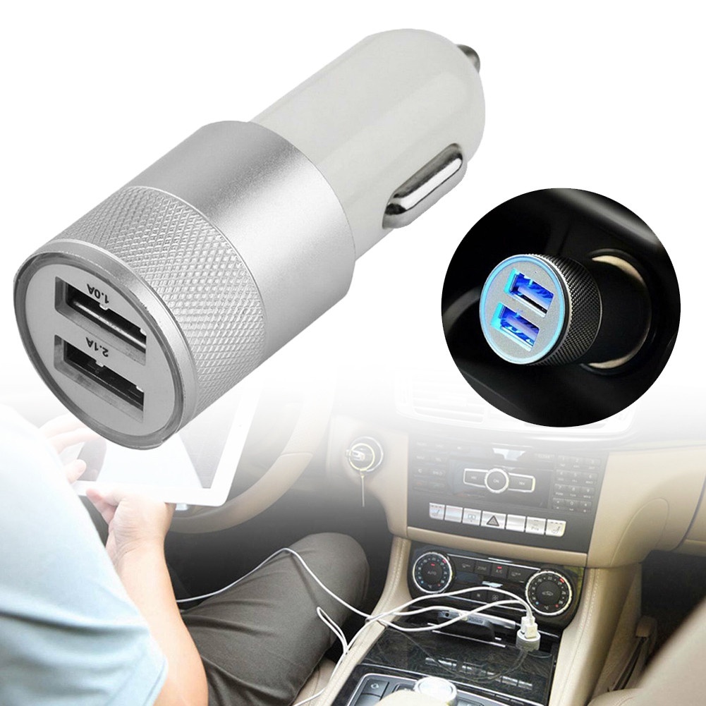 Ổ CắM 2 CổNg USB GắN Xe Hơi