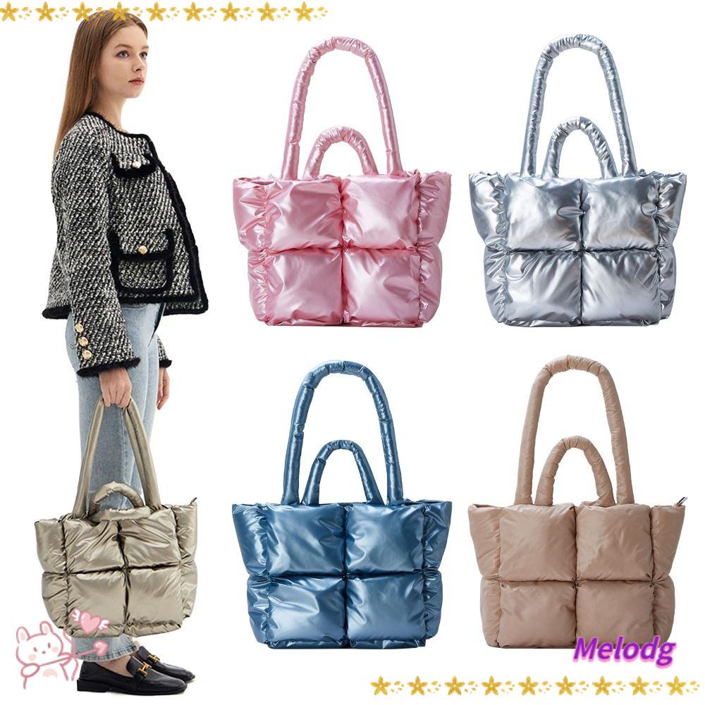 Túi Tote Đeo Vai Nhồi Bông Mềm Mại