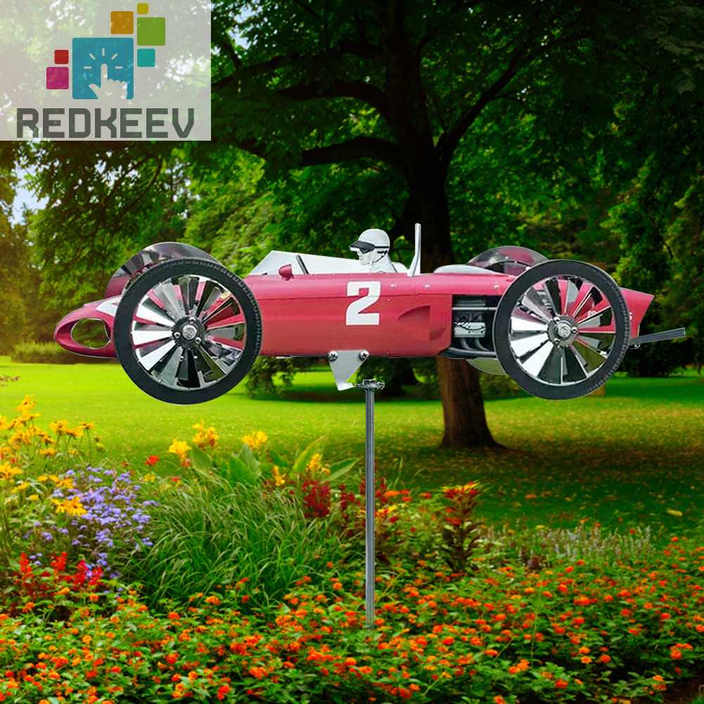 Cối Xay Gió Bằng Sắt Trang Trí Lối Đi Sân Vườn