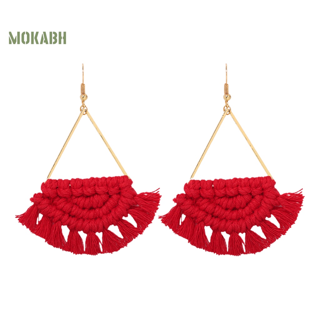 1 Đôi Bông Tai Móc Họa Tiết Vỏ Sò Phong Cách Bohemia