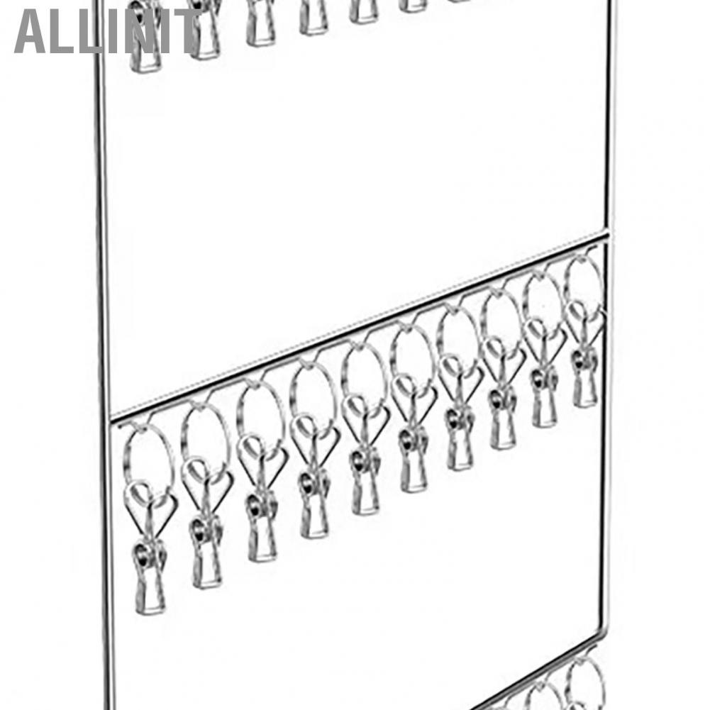 Allinit Socks Drying  Rack Cloth Stainless Steel for Clothes Storage