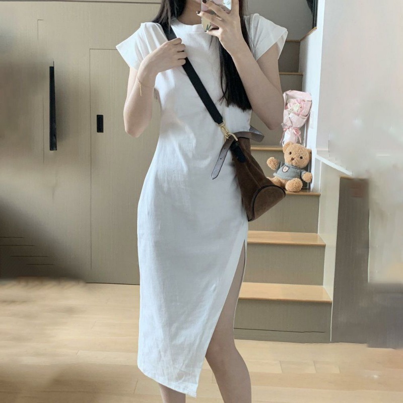 Đầm Xẻ Tà Dáng Ôm Thời Trang Mùa Hè Cho Nữ