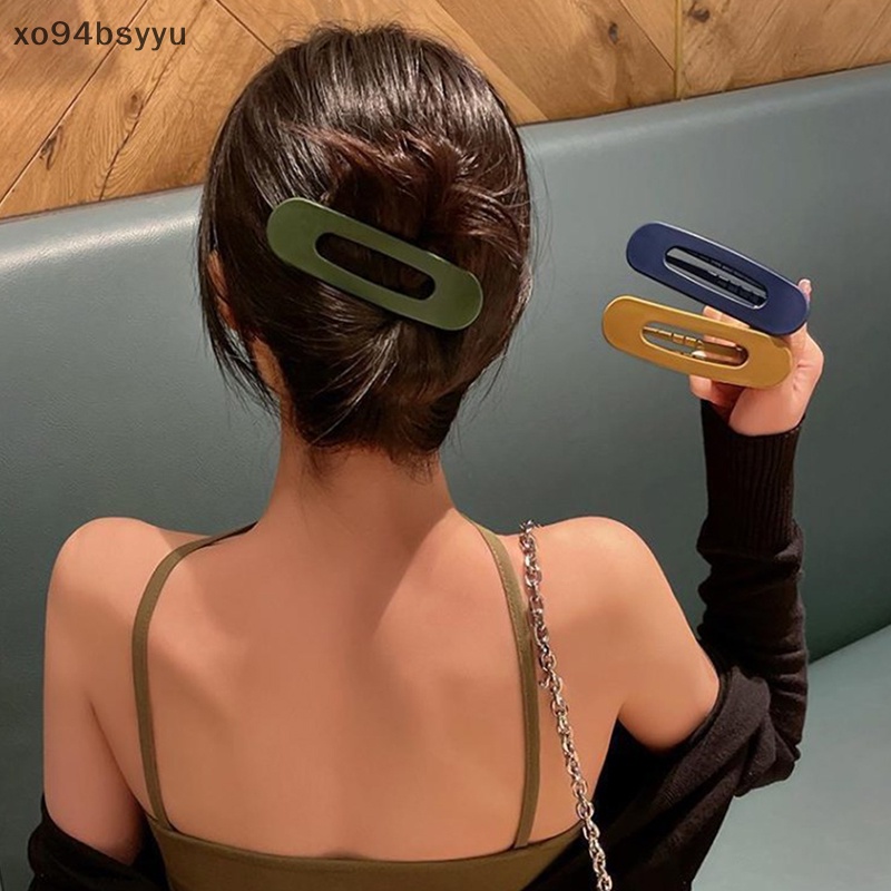 Kẹp Tóc xo94bsyyu Màu Nhám Thời Trang Dành Cho Nữ