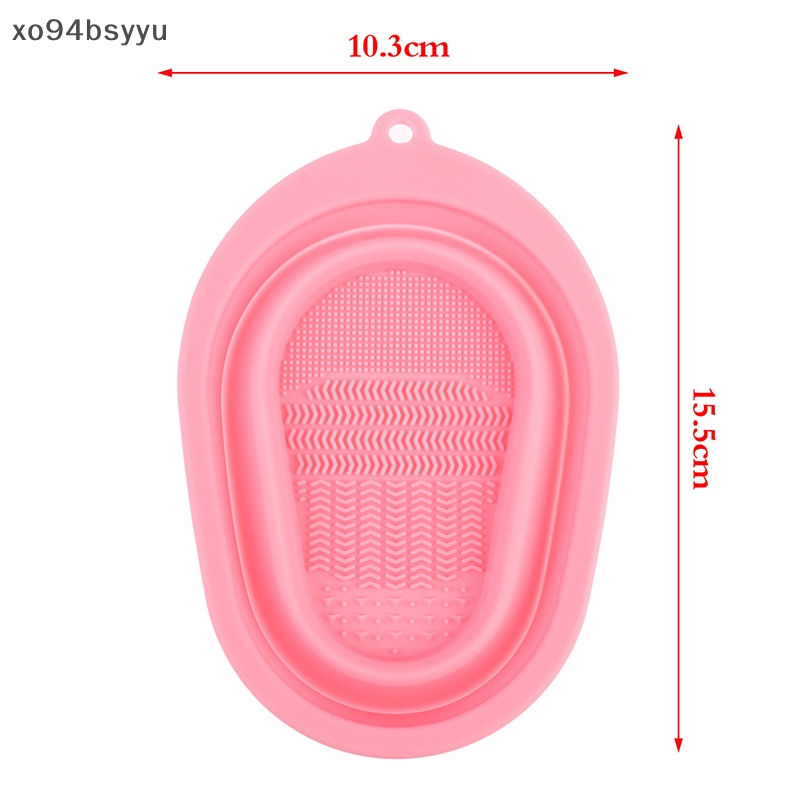 Xo94bsyu Dụng Cụ Vệ Sinh Cọ Trang Điểm Có Thể Gập Lại Tiện Dụng VN